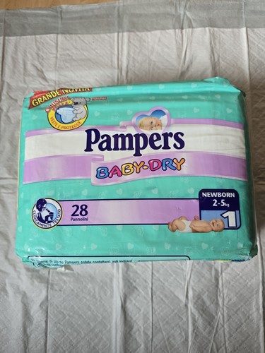 Vintage pampers baby dry - vintage,