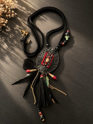 Boho lange halskette - boho,