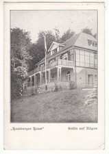 AK Pension Hotel Hamburger Haus Sellin auf Rügen 1928 Ostsee R144