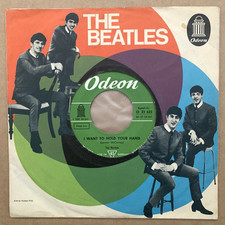 The Beatles: I want to hold your hand/Roll over Beethoven, Odeon 1963 im KLC