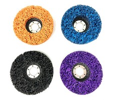 Profi CSD Grobreinigungsscheiben SET 115 125mm passend für Winkelschleifer Akku