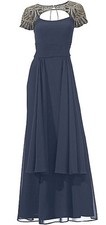 NEU WOW! CHIFFON ABENDKLEID m