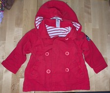 Mädchen Trenchcoat Jacke Mantel rot gr.74 C&A Minnie Maus