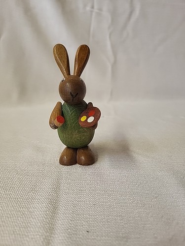 Osterhase mit farbpalette - osterhase,