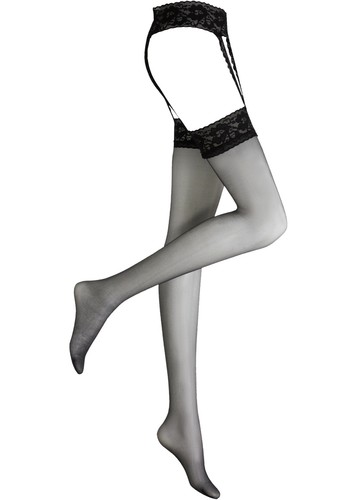 Strumpf mit spitzen straps - mit, spitzen-straps