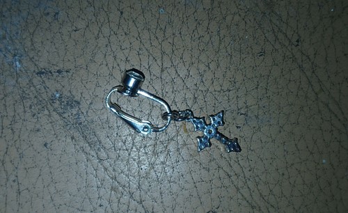 Kreuz charm anhänger - charm-anhänger, dangle