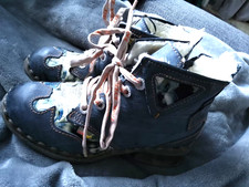 Boots Stiefelette Stiefel Blau