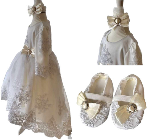 Taufkleid baby 3 6m - taufkleid, 68
