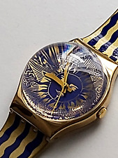 SWATCH SPECIAL X-MAS EDITION "HOCUS POCUS" GZ 122 VON 1991 Armbanduhr UNGETRAGEN
