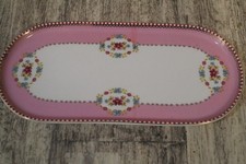 Pip Home Servierplatte Platte 24,5x11,5cm Blumen