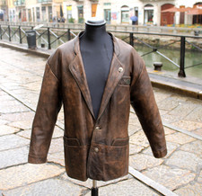 Herren lederjacke braun blazer