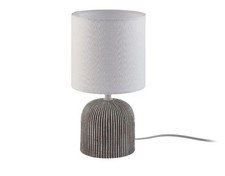 Livarno home Tischleuchte Lampe Leuchte warmweiß klein Keramik weiß 4,9 Watt