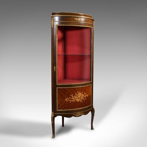 Hohe vintage eckvitrine - hohe,