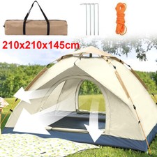 Camping Zelt Automatisches 3-4 Mann Personen Instant-Zelt Pop Up Kuppelzelt