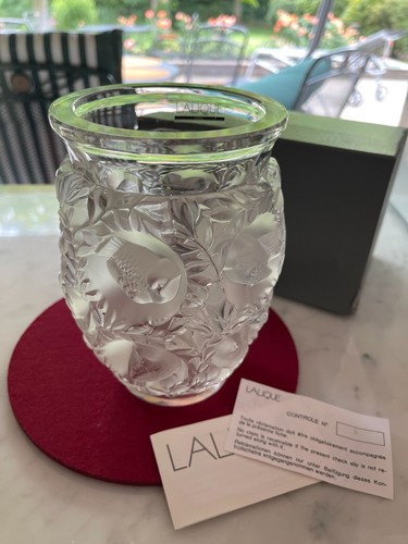 Lalique france bagatelle vase - lalique,
