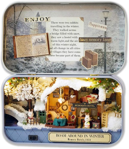 Diy miniatur haus kit box - in,