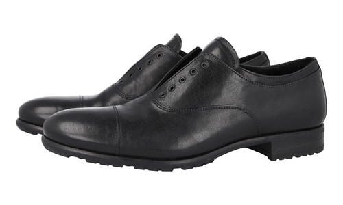 Prada leder loafer slip - loafer, slip-on
