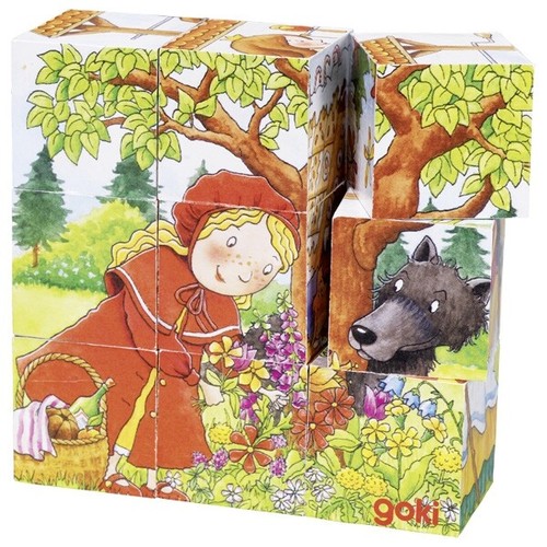 Goki würfelpuzzle märchen - goki,