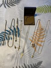 Schmuck Set goldfarben Armband 10/000 vergoldet, Bruchstücke s. letztes Bild