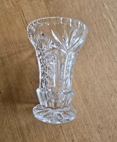 Kristall vase geschliffen - vase,