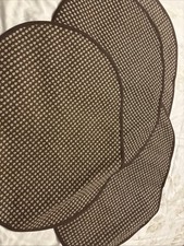 platzdeckchen stoff Braun Blumen Södahl Dänemark Hochwertiges Produkt 4 Stück 