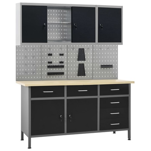 Werkbank wandschränke 4 - werkbank,