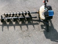 Güde Erdbohrer 1,65kW  mit 150mm und 250mm Bohrer Modell: GE 1650