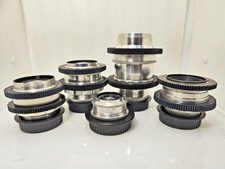 SILBERNES Cine Mod-Objektivset 37/50/58/85/135 mm Arri PL Canon EF Sony E...