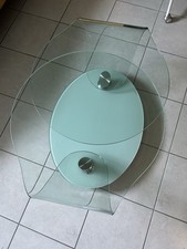 Glastisch Drehbar Rund Tisch Wohnzimmer