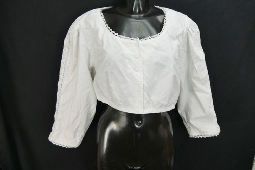 Dirndlbluse weiß bluse - weiß,