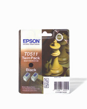 EpsonT0511, 2er Pack, schwarz