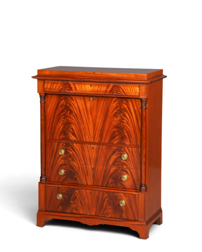 Original biedermeier sekretär - biedermeier,