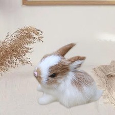 Lebensechter Osterhase, realistisches Mini-Plüschkaninchen, imitiert pelziges