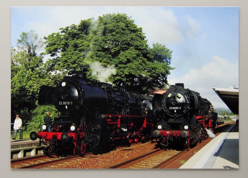 Postkarte dampfloks 52 - -,