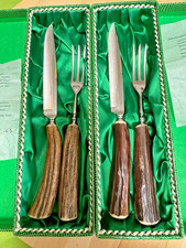 Besteck Hirschgeweih Klaus Tragbar Solingen 2 Sets Hirschhorn Besteck GEGA GmbH