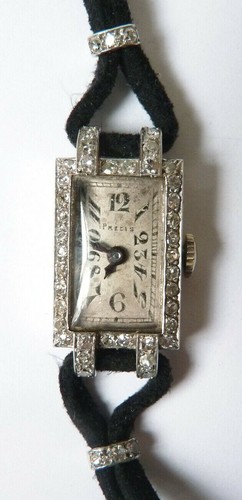 Damenuhr platin diamanten - platin, +
