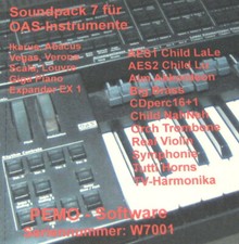 PEMO Software Soundpack 7 für Wersi OAS und OAX Instrumente