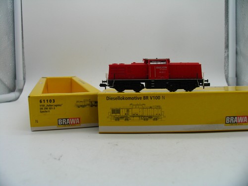 Brawa 61103 diesellok v100 - n,