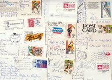 Olympia Lot -ca. 19 Briefe und AK mit Olympia-Marken -