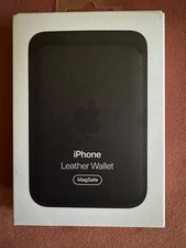 Apple iPhone MagSafe Leder Geldbörse / Leather Wallet - Schwarz (1st Generation)