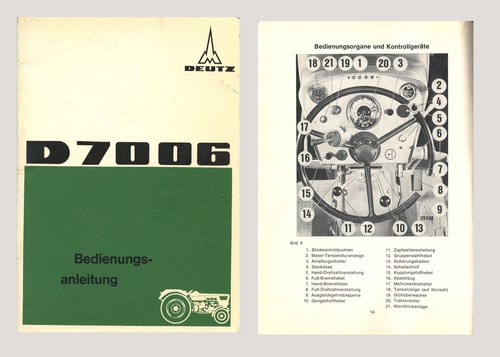 Deutz 7006 traktor - deutz,