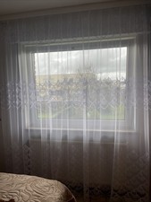 Luxus Stickerei Gaze Spitze Vorhang Schlafzimmer Wohnzimmer Einzel