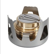 Outdoor Spirituskocher Alkohol Tragbarer Mini Spiritusbrenner Herd Campingkocher