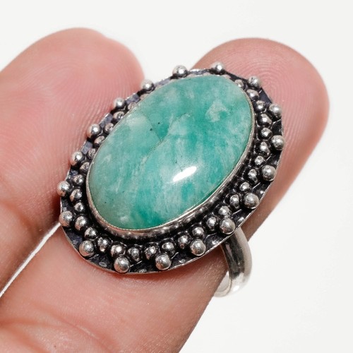 Amazonit edelstein ring - edelstein,