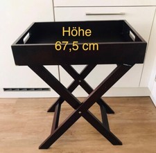 Beistelltisch Tabletttisch Serviertisch Tablett mit Ständer