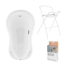 Baby Badewanne Set mit / ohne Gestell und Badewannensitz - für Neugeborene