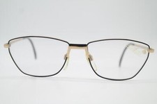 Vintage Brille Silhouette 6100 /30 Schwarz Gold Oval Brillengestell eyeglasses