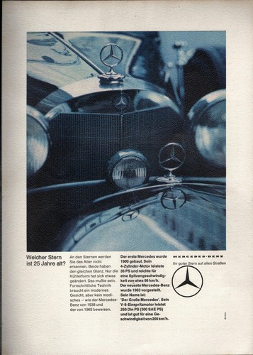 Mercedes werbeanzeige werbung - werbeanzeige,