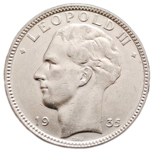 Belgien francs 1935 silber - francs,