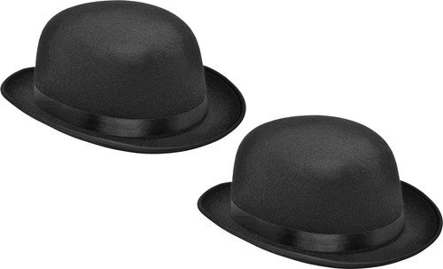 2 x schwarzer - x, bowler